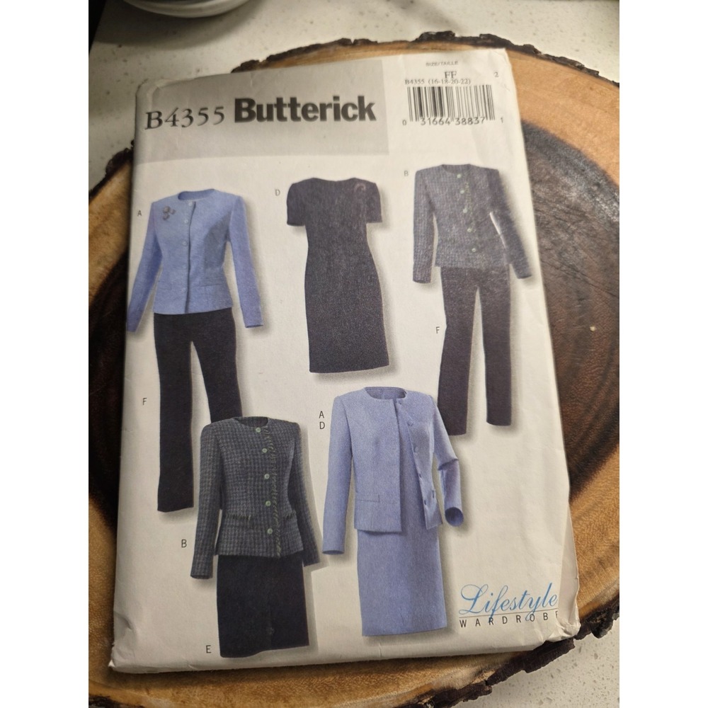 Ladies 4355 Butterick Sewing Pattern  8-14 UNCUT w/instructions Wardrobe